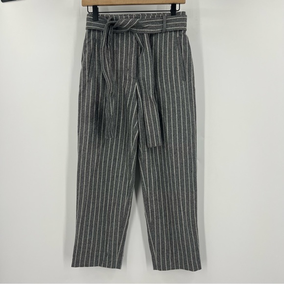 Aritzia Pants - Aritzia Wilfred Belted Trousers Wool Cashmere Blend size 2
